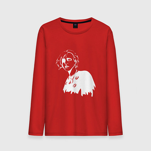 Мужской лонгслив PYROKINESIS / Красный – фото 1