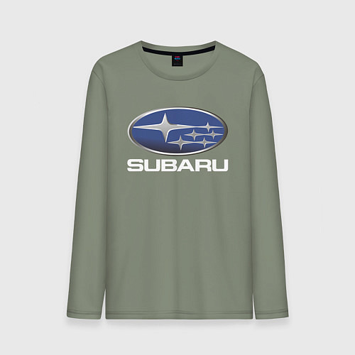 Мужской лонгслив SUBARU / Авокадо – фото 1