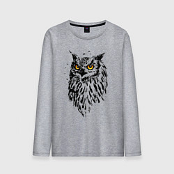 Мужской лонгслив Сова