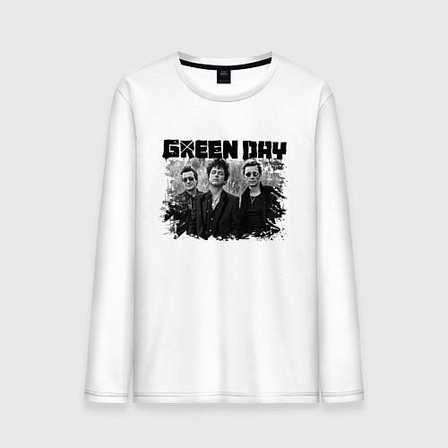 Мужской лонгслив GreenDay / Белый – фото 1