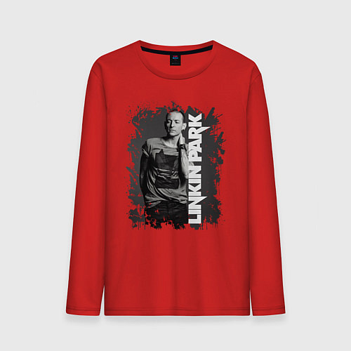 Мужской лонгслив LINKIN PARK / Красный – фото 1