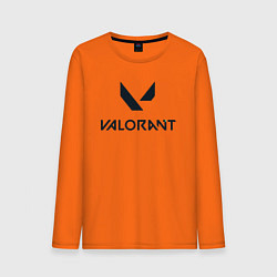 Лонгслив хлопковый мужской Valorant цвета оранжевый — фото 1