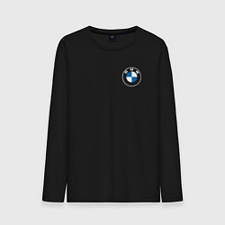 Лонгслив хлопковый мужской BMW LOGO 2020 цвета черный — фото 1