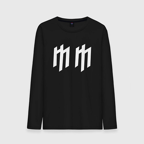 Мужской лонгслив Marilyn Manson / Черный – фото 1