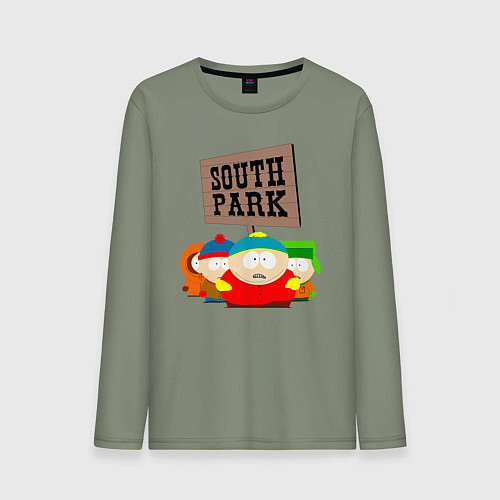 Мужской лонгслив ЮЖНЫЙ ПАРК / Авокадо – фото 1