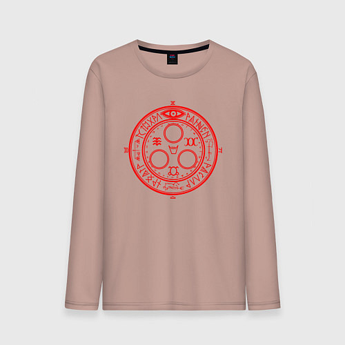 Мужской лонгслив SILENT HILL / Пыльно-розовый – фото 1