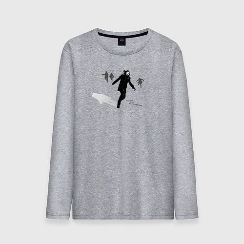 Мужской лонгслив Русское поле экспериментов / Меланж – фото 1