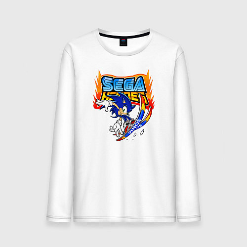 Мужской лонгслив Sonic:Sega Heroes / Белый – фото 1