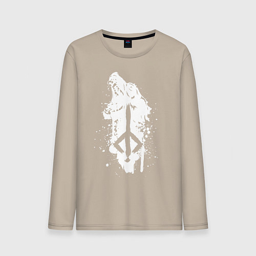 Мужской лонгслив BLOODBORNE / Миндальный – фото 1