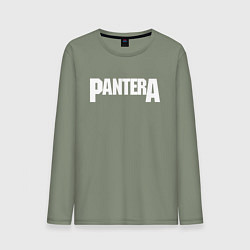 Лонгслив хлопковый мужской PANTERA, цвет: авокадо