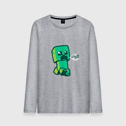 Мужской лонгслив MINERCRAFT CREEPER