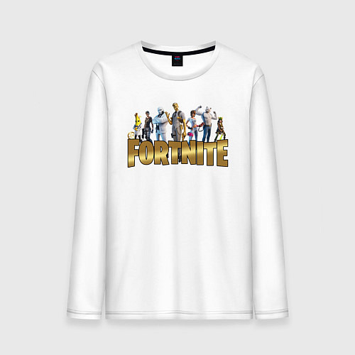 Мужской лонгслив Fortnite Chapter 2 / Белый – фото 1