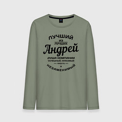 Мужской лонгслив Андрей лучший