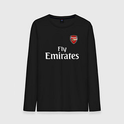 Лонгслив хлопковый мужской ARSENAL, цвет: черный