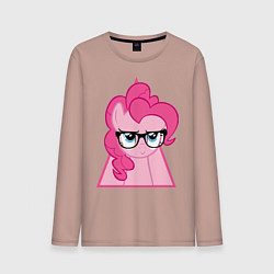 Лонгслив хлопковый мужской Pinky Pie hipster, цвет: пыльно-розовый