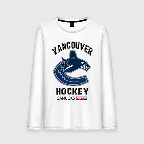 Мужской лонгслив VANCOUVER CANUCKS NHL / Белый – фото 1