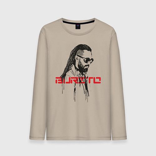 Мужской лонгслив Группа Burito / Миндальный – фото 1
