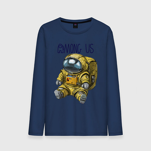 Мужской лонгслив Among Us / Тёмно-синий – фото 1