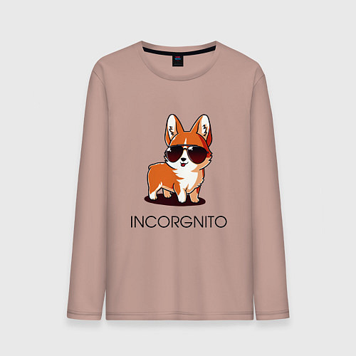 Мужской лонгслив ИНКОРГНИТО / Пыльно-розовый – фото 1