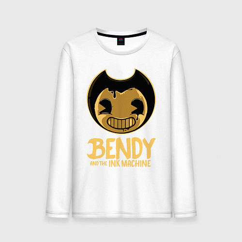 Мужской лонгслив Bendy And The Ink Machine / Белый – фото 1