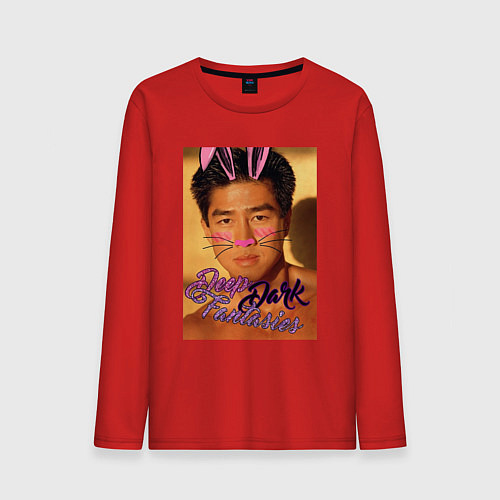 Мужской лонгслив Deep Dark / Красный – фото 1