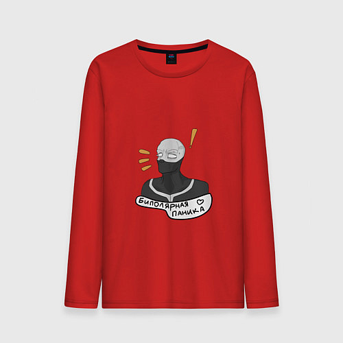 Мужской лонгслив Твайс БНХА / Красный – фото 1