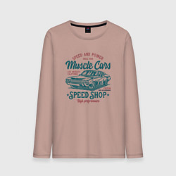 Мужской лонгслив Машина