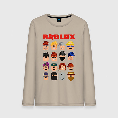 Мужской лонгслив ROBLOX / Миндальный – фото 1