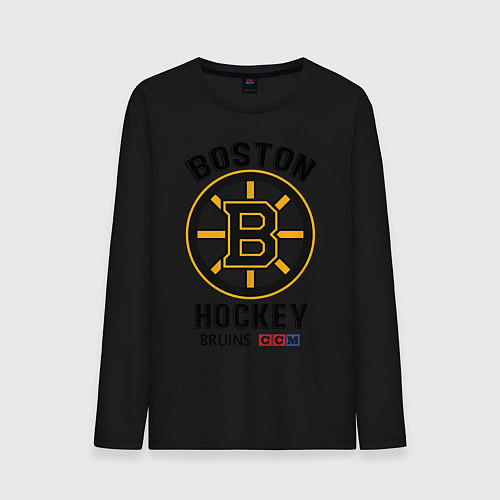 Мужской лонгслив BOSTON BRUINS NHL / Черный – фото 1