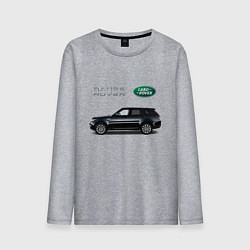 Лонгслив хлопковый мужской Land Rover, цвет: меланж