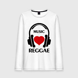 Мужской лонгслив Reggae Music is Love