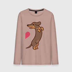 Мужской лонгслив Такса