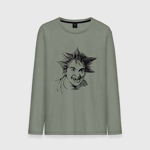 Мужской лонгслив Михаил Горшенёв Горшок КиШ / Авокадо – фото 1