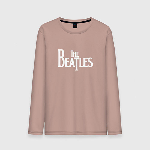 Мужской лонгслив The Beatles / Пыльно-розовый – фото 1