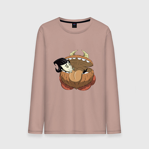 Мужской лонгслив Dont Starve / Пыльно-розовый – фото 1