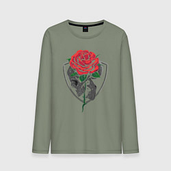 Мужской лонгслив Skull&Rose
