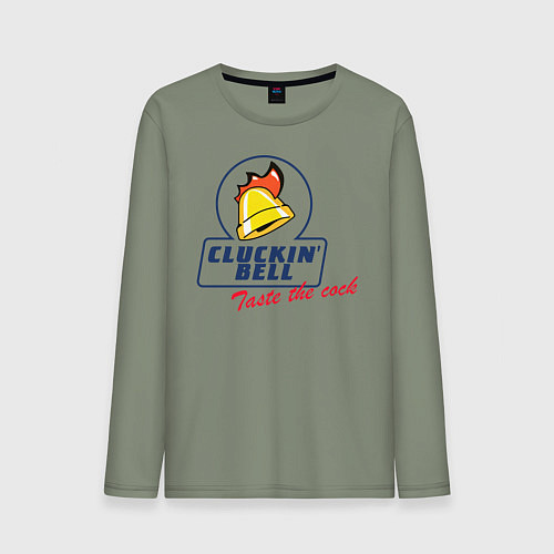 Мужской лонгслив CLUCKIN BELL GTA / Авокадо – фото 1
