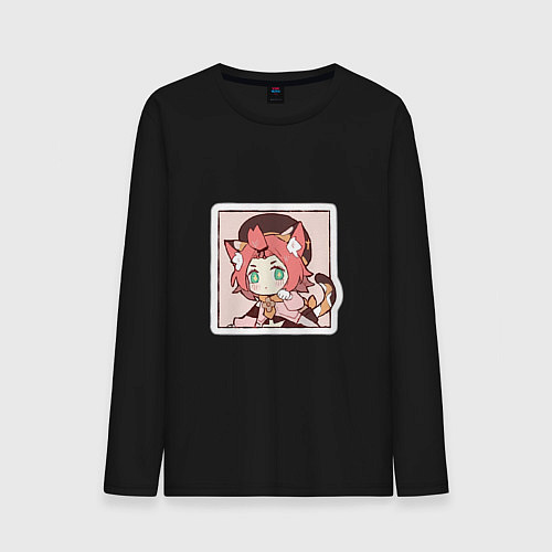 Мужской лонгслив Диона / Черный – фото 1