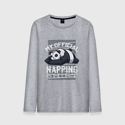 Мужской лонгслив My Official Napping Shirt