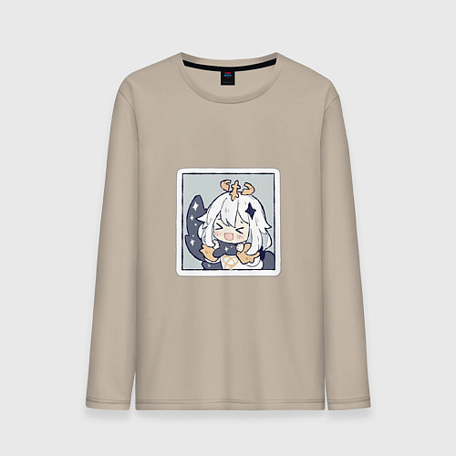 Мужской лонгслив Паймон / Миндальный – фото 1