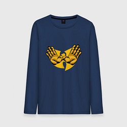 Лонгслив хлопковый мужской Wu-Tang Forever, цвет: тёмно-синий