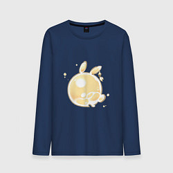 Лонгслив хлопковый мужской Дух путешественника, цвет: тёмно-синий