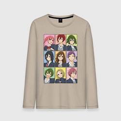 Мужской лонгслив Horimiya characters