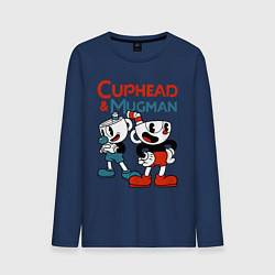 Мужской лонгслив Cuphead & Mugman