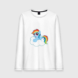 Мужской лонгслив My Little Pony Rainbow Dash