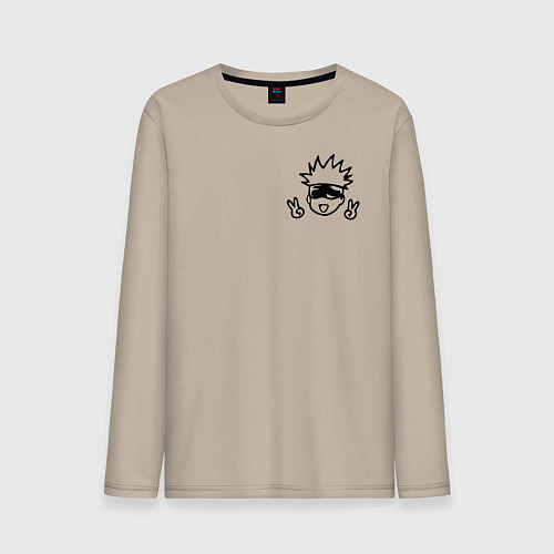 Мужской лонгслив Магическая Битва / Миндальный – фото 1