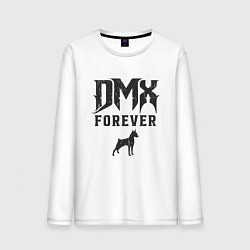 Лонгслив хлопковый мужской DMX Forever, цвет: белый