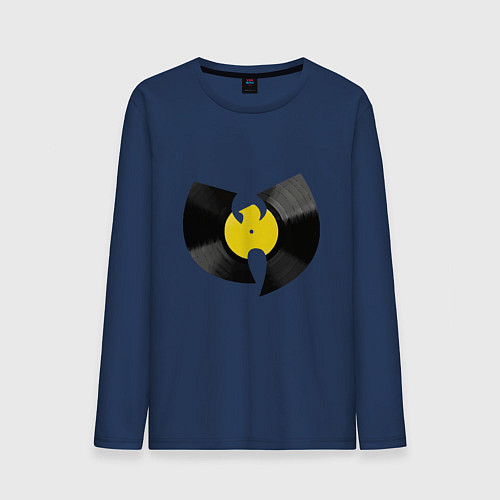 Мужской лонгслив Wu-Tang Vinyl / Тёмно-синий – фото 1