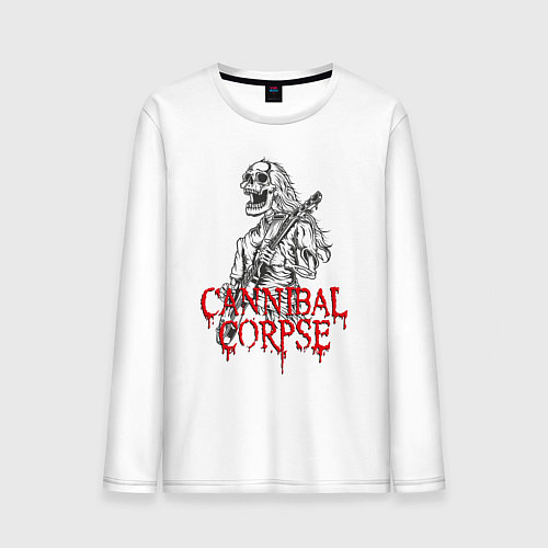 Мужской лонгслив Cannibal Corpse Труп Каннибала Z / Белый – фото 1