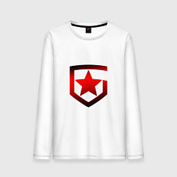 Лонгслив хлопковый мужской Gambit Gaming Red Machine 202122 Красная машина, цвет: белый